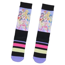 Sailor Moon Socks Anime Manga Men's Sailor Moon Crystal Athletic Crew Socks