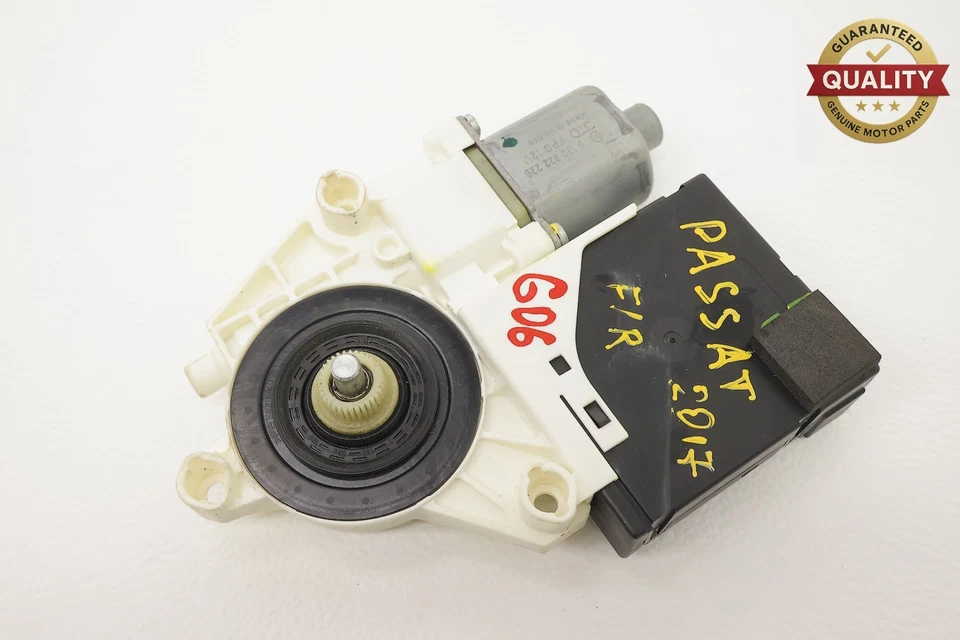VOLKSWAGEN PASSAT 2016-2022 PUERTA DELANTERA DERECHA VENTANA REGULADOR MOTOR OEM Foto 2 de 4