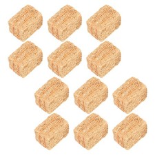 12 Pcs Little Hay Bales Mini Straw Fall Decoration Dollhouse Farm Accessories
