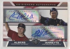 2007 Topps Co-Signers Matt Albers Chris Iannetta #CS-AI Auto 1u6
