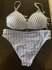 Womens Sexy High Waisted Bikini Set V Neck Ch...