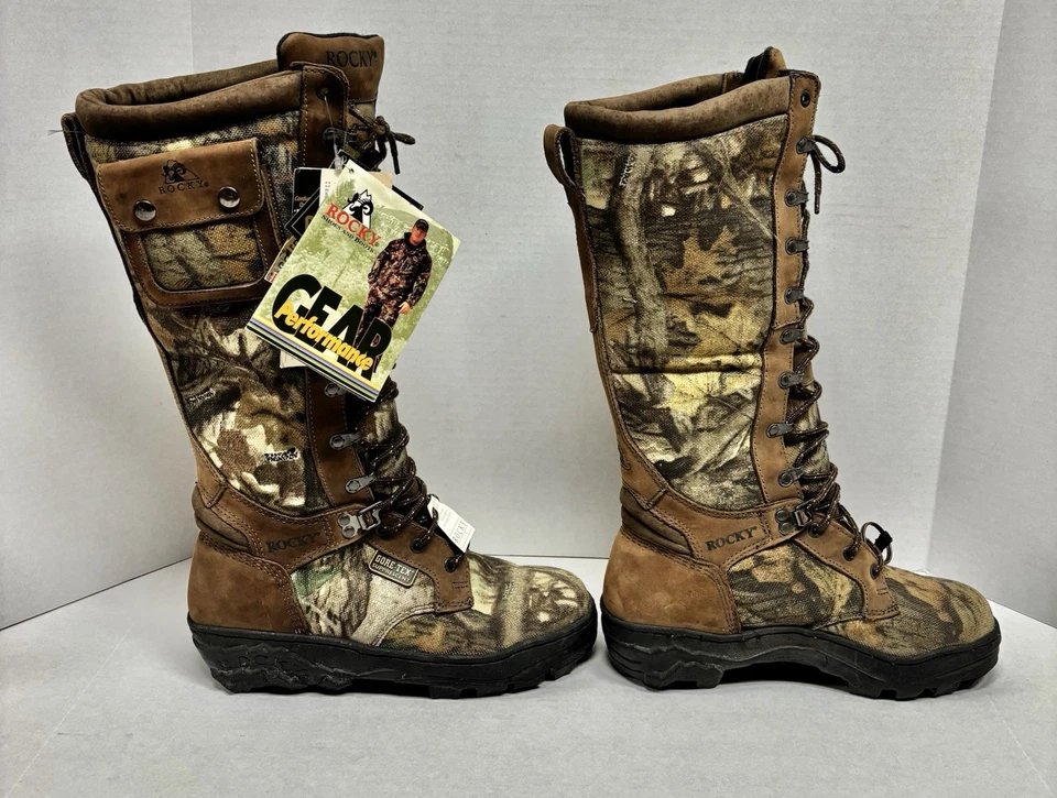 NEW Rocky Boots, Snake 7580 Men’s 8 M- Mossy Oak, NWT + GoreTex & Scent Control - Image 3 of 4