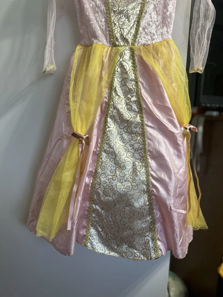 Fairy Dust Ivory Pink Fairy Princess Costume Child Size 6 , Dress Only - Image 2 of 4