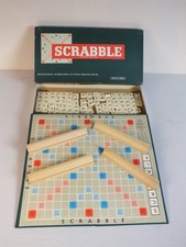 Vintage Spear's Scrabble Game Wooden Racks - Complete