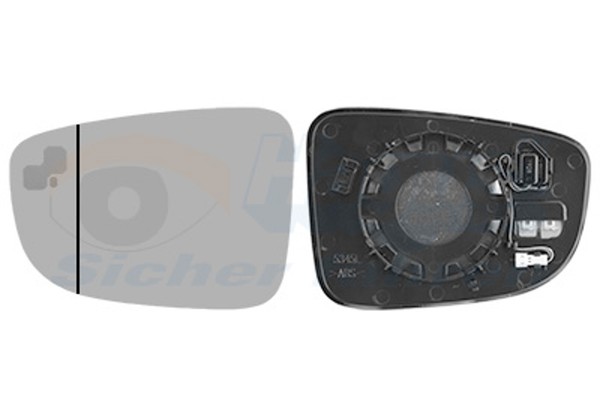 VAN Wezel Spiegelglas AußEnspiegel Hagus 2745835 AsphäRisch Beheizbar FüR Mazda-image