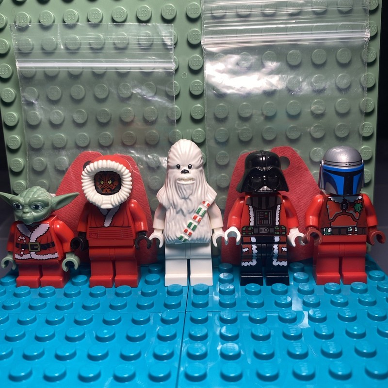 Lego Star Wars Advent Christmas Minifigures Lot Of 5