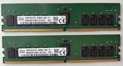 SK hynix 16GB 2Rx8 PC4 - 3200AA - RE2 - 12