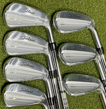 Titleist T100 3G Forged Iron Set 4-PW Steel True Temper AMT White Stiff MINT!