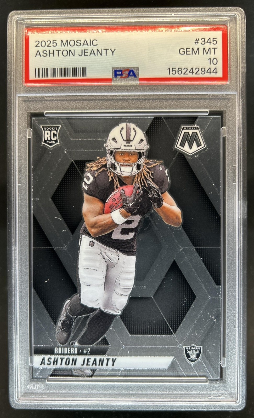 Ashton Jeanty Panini Mosaic #345 Base
