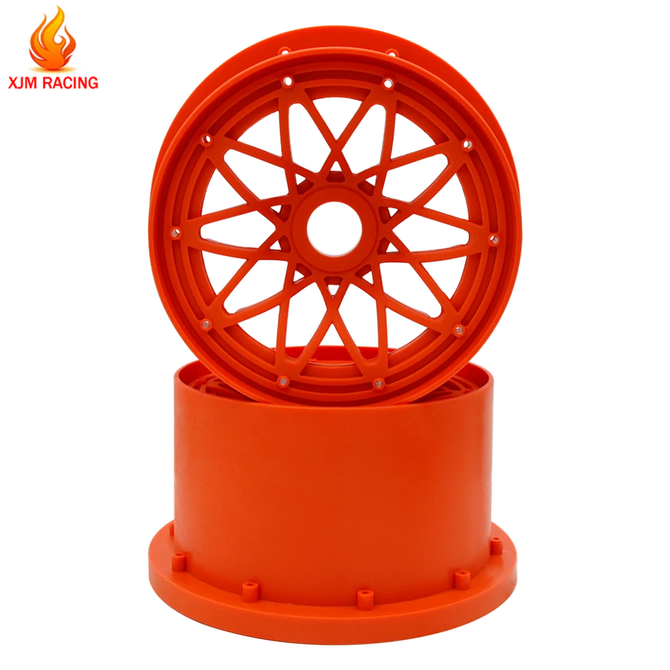 Plastic Nylon Rear Wheel Hub Set IN US For 1/5 HPI Baja Rv 5T 5SC KM 5B 5B RC - Image 3 of 4