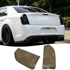 Smoked Black Tail Light Cover Guard For Chrysler 300 2015-23 Cstouringlimited Smoked Black Tail Light Cover Guard For Chrysler 300 2015-23 Cstouringlimited
