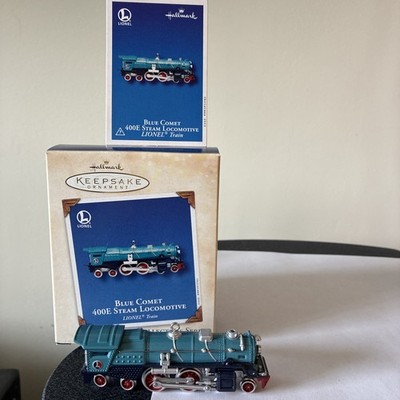 Hallmark 2002 Ornament Blue Comet 400E Steam Locomotive Lionel Train (N)