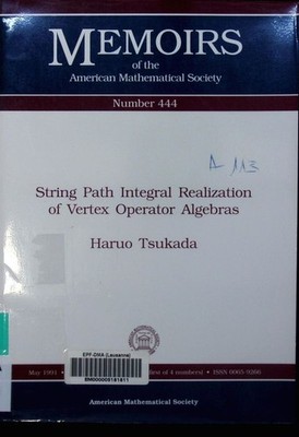 String path integral realization of vertex operator algebras Haruo Tsuka 2499314
