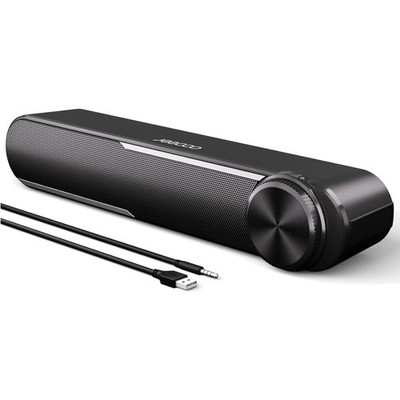 PC Lautsprecher Soundbar mit USB Stromversorgung und Stereo Klang für Compute...