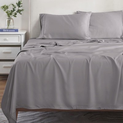 Superior Modal from Beechwood 300 Thread Bed Sheet Set, 1 Elastic Deep Pocket