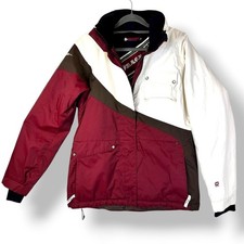 Orage Winter Ski Snowboarding Jacket Youth Size 16 Unisex Maroon White