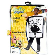 01620590 Spirit Halloween SpongeBob SquarePants Kids DoodleBob Costume Size Vary