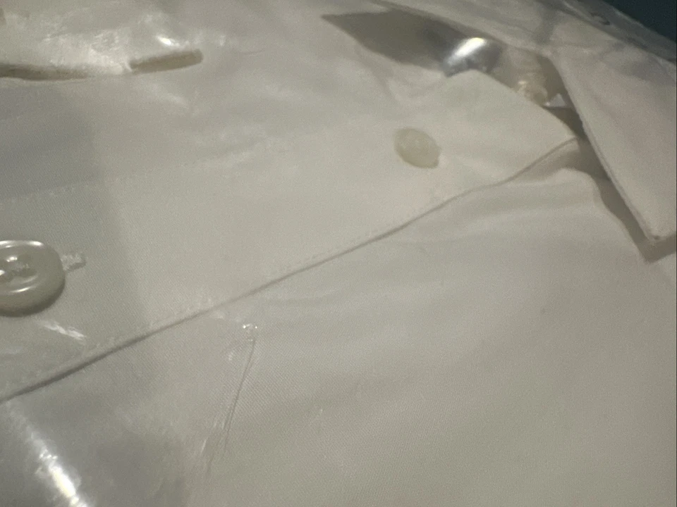 Camisa de vestir Marquis para hombre - Marfil - 16. 32-33 NUEVO Foto 2 de 4