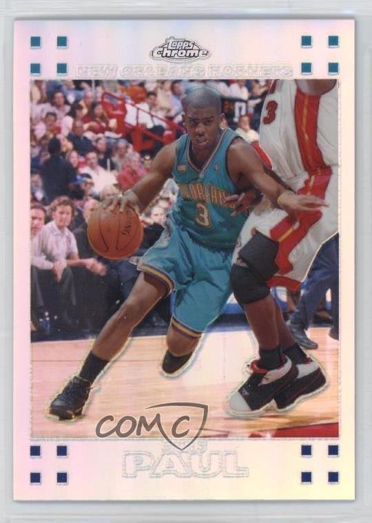 2007-08 Topps Chrome Refractor /999 Chris Paul #40 0l1
