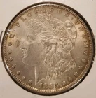 1883 P Morgan Silver Dollar. Guaranteed Authentic Nice Coin.  AU