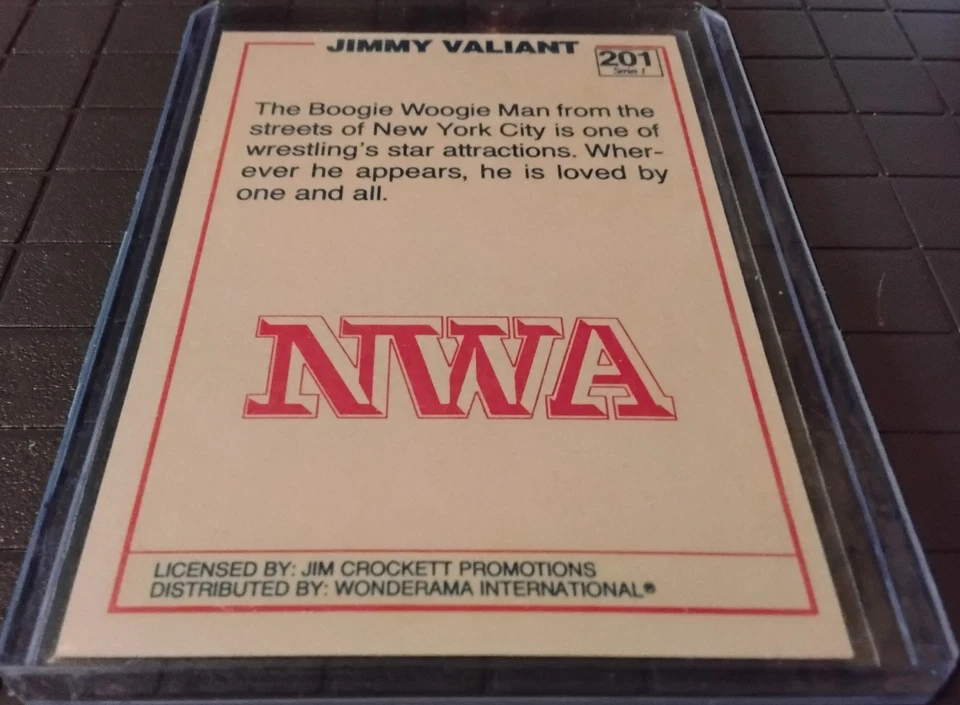 1988 Wonderama NWA - #201 Jimmy Valiant - Image 2 of 2