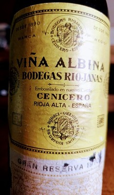 1970 Bodegas Riojanas Viña Albina Gran Reserva Rioja Spanien