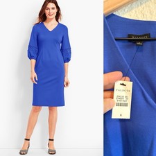 Talbots V-Neck Ponte Sheath Dress – Size 6 – NWT