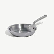 8" - Stainless - Stainless Clad Frying Pan - madeincookware |7551