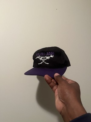 Vintage 90s Pearl Jam Alive StickMan SnapBack Hat Purple/Black | eBay