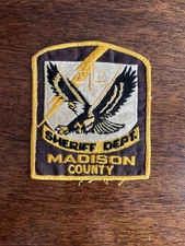 Obsolete Madison County Sheriff’s Department  AL Alabama Vintage Fabric Patch