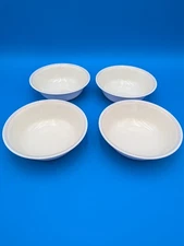 4 English Breakfast Corelle by CORNING Pink Light Blue Cereal Bowls 6 1/4"