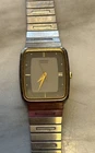 Vintage Seiko Mans Watch Tank Quartz