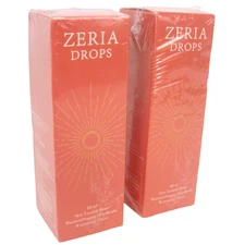 Zeria Sunless Tanning Skin Drops Watermelon Flavor Vegan 60 ml 2 Pack Exp 12/26