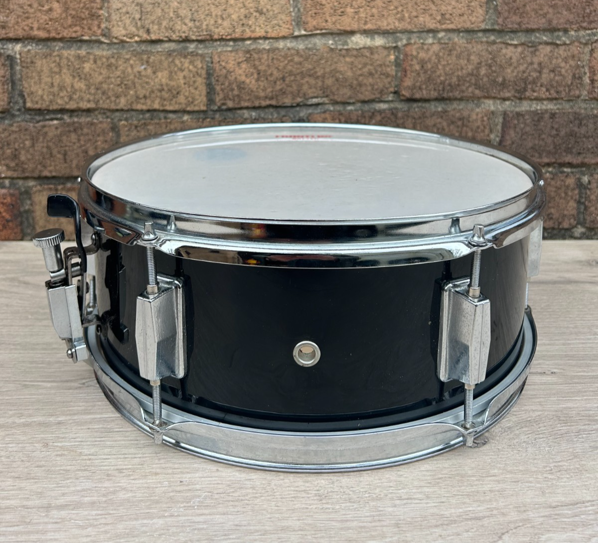 14''x 5.5'' 6-Lug Wood Snare Drum Internal Muffler in Black finish photo 3