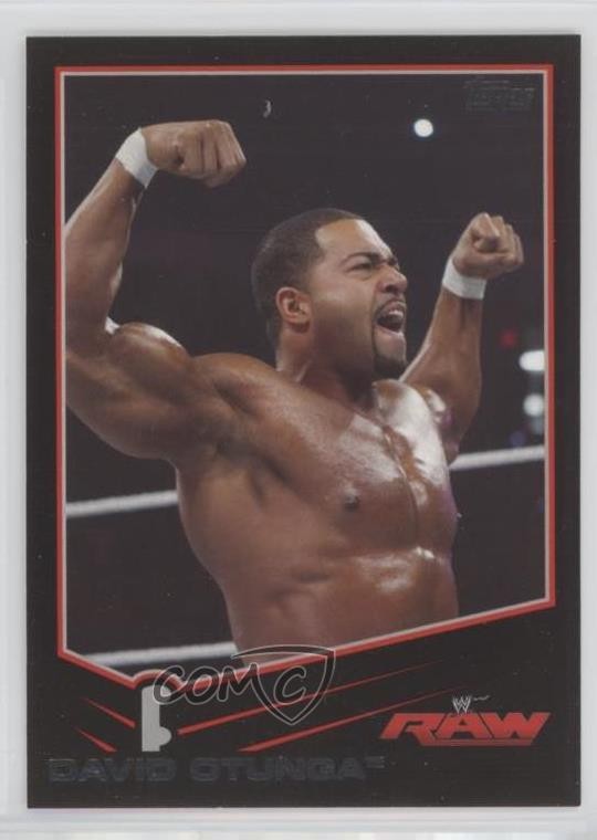 2013 Topps WWE Black David Otunga #10 1j8