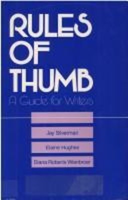 Rules of Thumb : A Guide for Writers Paperback
