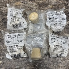 Shepherd 1 1/8" High Quality Rubber Furniture Leg Protection. 3215 Lot Of 6