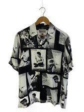 WACKO MARIA Aloha Shirt S Rayon WHT STIELO WM LC HI02