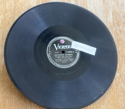 JUAN LUGO TRIO YAGUEZ Mayaguez querido/ Llora corazon 78RPM Latin pasillo HEAR