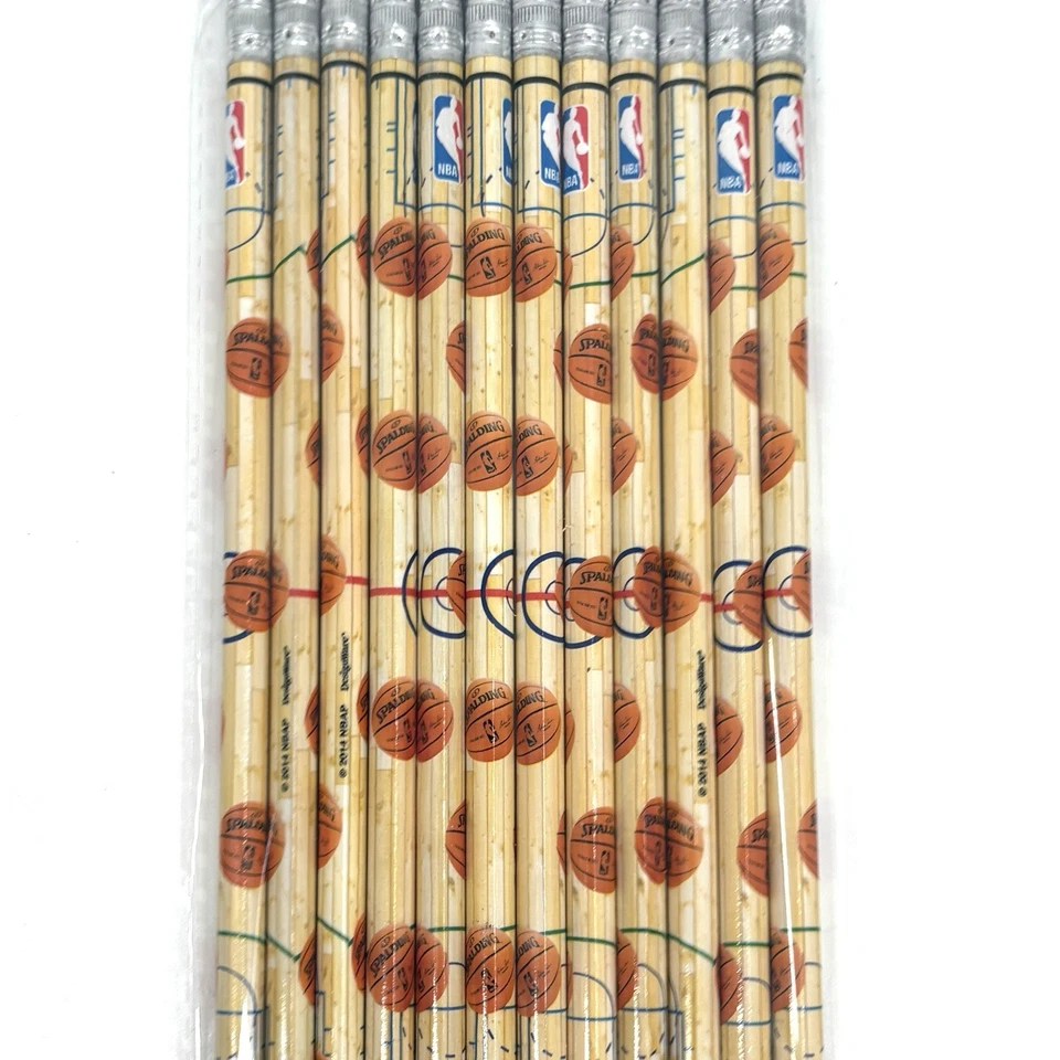 Spalding NBA Pro Baloncesto Deportes 36 Lápices Fiesta Favor Regreso a la Escuela Foto 2 de 3
