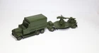 Dinky 151b Six Wheeled Covered Transport Wagon and 161 Mobile Anti-Aircraft Unit