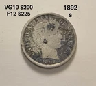 1892 S Barber Dime 10c Better Grade Details* Environmental Damage