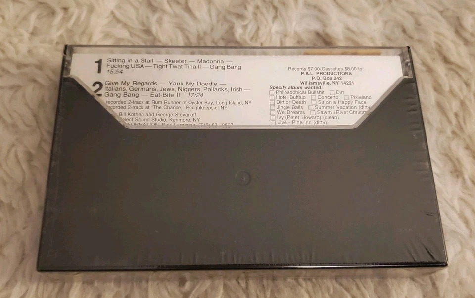 JOHN VALBY Live At The Pine Inn CASSETTE New/SEALED Raunchy Comedy Music RARE - Image 2 of 4