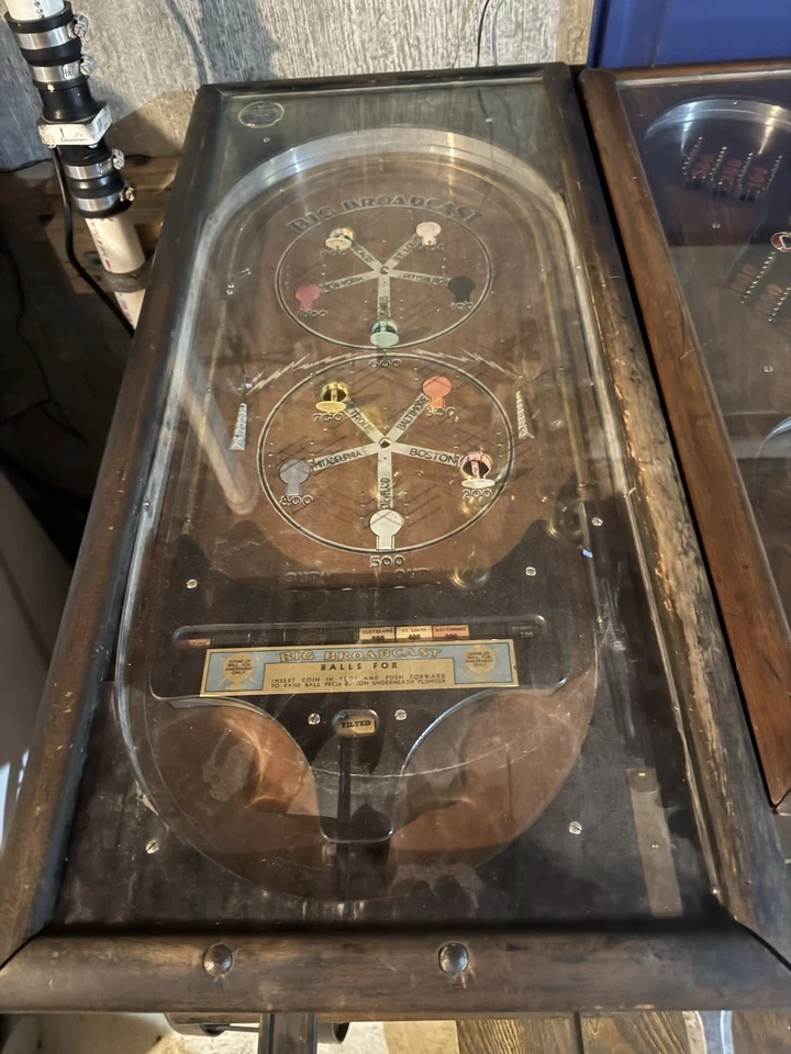 Pinball Gottlieb Big Broadcast 1933 preguerra Foto 4 de 4