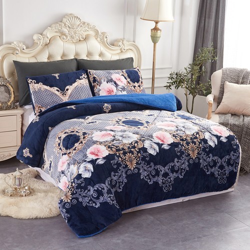 Sumptuously Sherpa Blankets Plush Faux Fur Borrego/Microfiber Reversible Blanket - Picture 74 of 85