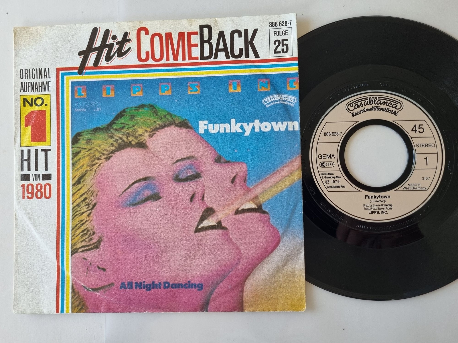 Lipps, Inc. - Funkytown 7'' Vinyl Germany HIT COMEBACK