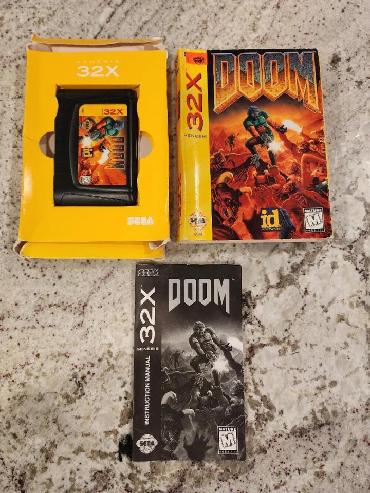 Doom Sega Genesis 32X CIB - Image 3 of 4