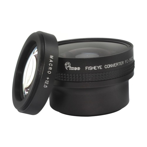 58mm 0.45X 52mm 0.25X Fisheye Wide Angle Lens For Canon Nikon Pentax Camera - Picture 6 of 7