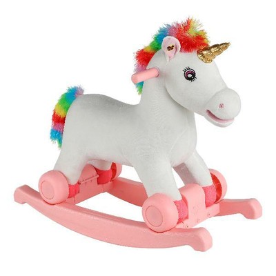 unicorn plush ride on