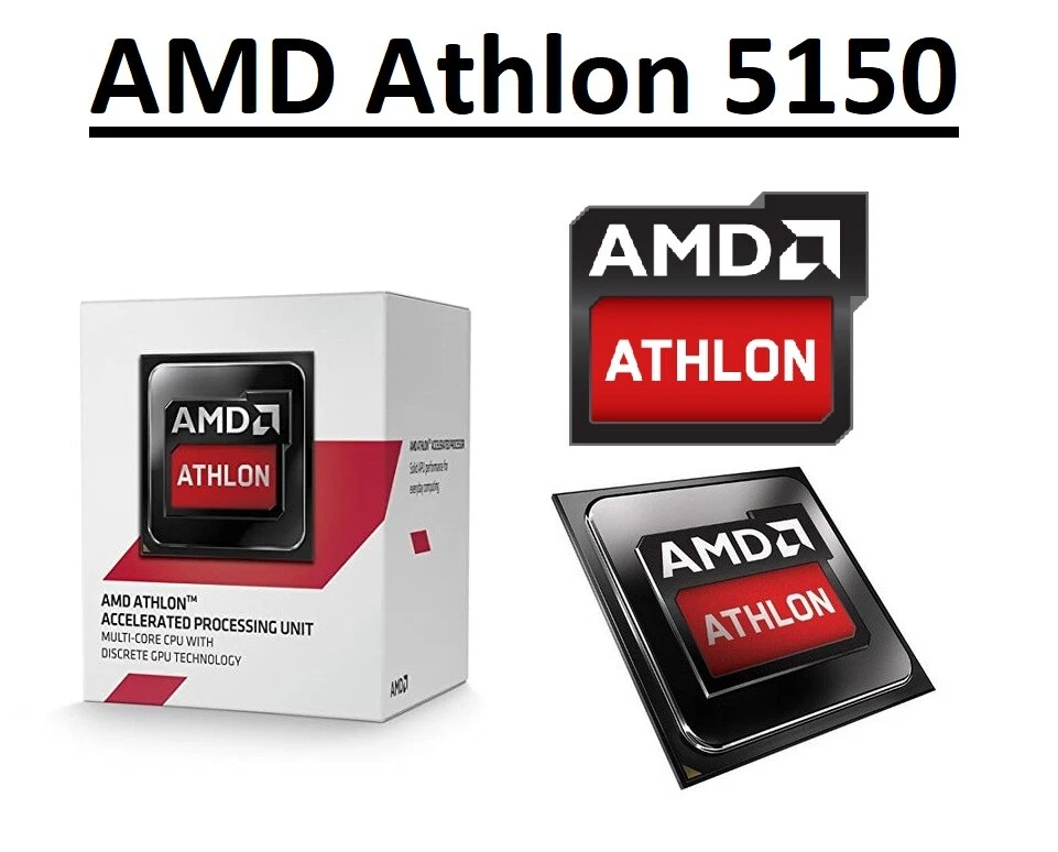 AMD Athlon 5150 Quad Core Processor 1.6 GHz Socket AM1 25W CPU